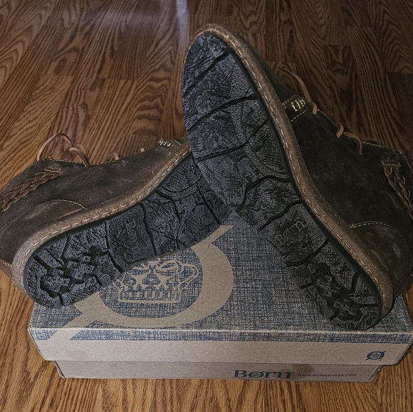 Born Temble Rust Leather Shoes - Picture 4 of 7